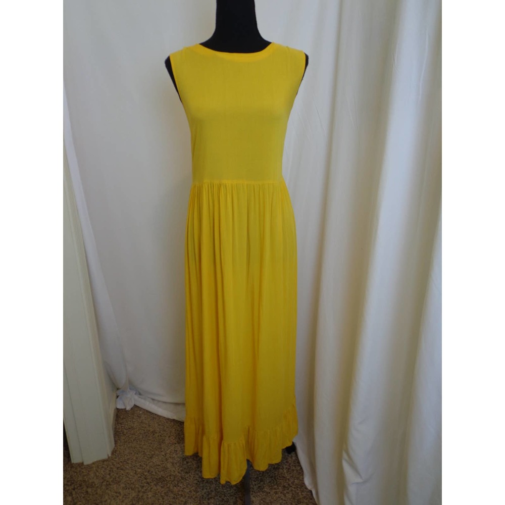 Marigold Maxi Dress from Z Avenue USA No Size Tag See Measurements